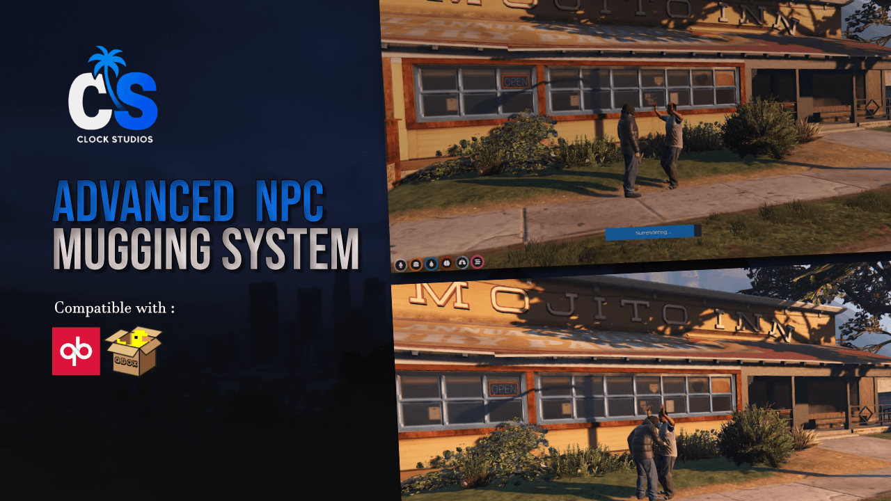 FiveM Open-source Advanced NPC Mugging System